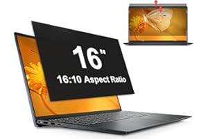 MAMOL Filtro Privacy 16 Pollici per 16:10 Laptop, Rimovibile Filtro Privacy Schermo 16", Pellicola Privacy Filter Compatibile con HP/Dell/Acer/Lenovo/Thinkpad/Samsung/ASUS, Anti Glare Pellicola Privacy PC