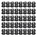 Price comparison product image KINYOOO Nylon Cable Glands, IP68 Waterproof Cable Gland Joints PG13.5 Pack of 40 pcs, Cable Glands Dia Range: 6-11mm with Gaskets, Black Cable Connector for Home/Garden/Outdoor Lighting Cable.