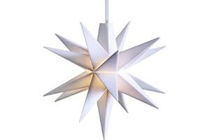 DECOTREND GMBH Deco-Trend Kunststoff-Stern Mini, weiß