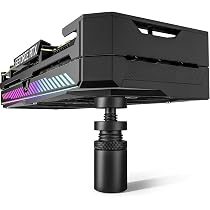 Supporto Scheda Grafica Regolabile - Staffa A L In Lega Alluminio-magnesio, Con Magnete, Per PC Gaming