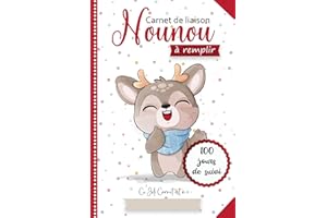 Carnet de Liaison Nounou à remplir: cahier de liaison assistante maternelle à remplir | Cahier pour faciliter la communication parents-nounou sur le ... -1-