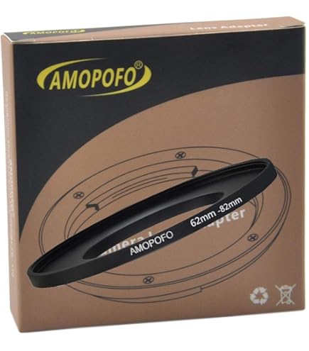 Anello Adattatore Filtro 49mm A 62mm - Metallo, Step-up, Per Obiettivi Fotocamera - Foto 7