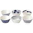 Royal Doulton Pacific 40009467 11cm Bowls Mixed Set of 6 Porcelain Blue