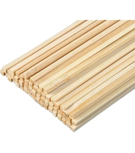 Bâtons Ronds En Bois De Balsa – Lot De 10 – Diamètre 15 Mm – Pour Modélisme, Bricolage, Loisirs Créatifs – Léger Et Facile à Travailler