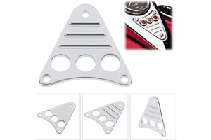 GZYF Armaturenbrett-Abdeckung für Armaturenbrett, verchromt, passend für VN800 Vulcan Custom Classic Drifter 1995–2006