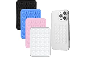 WY LIGHTING LEVEL Silikonowy uchwyt z przyssawką, uchwyt na akcesoria do telefonu bez użycia rąk, do selfie i filmów, antypoślizgowy lepki uchwyt na telefon, lustro prysznicowe, uchwyt mobilny