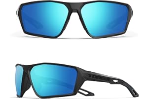 TOREGE Occhiali da sole sportivi polarizzati per Uomo Donna Donna Tiro Ciclismo Corsa Golf Occhiali da sole da pesca Lenti durevoli