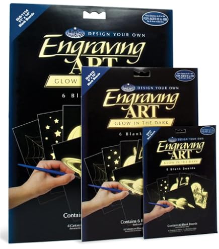 Lot De 6 Planches à Graver Vierges 20,3 X 25,4 Cm – Métallique Blanc – Pour Art De La Gravure Et Création