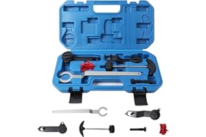 MOTOCOCHE 6PCS Timing Belt Tool Kit, Engine Camshaft Tool Set Alignment Locking Compatible with Volkswagen, Audi, Seat, Skoda for VAG EA211 1.0L 1.2L 1.4L 1.6L FSI TSI TFSI Engines