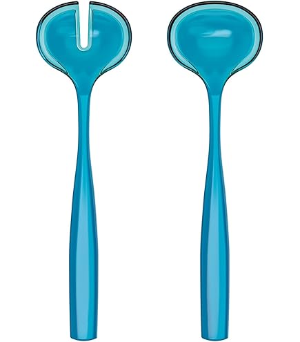 Posate Insalata Guzzini In Melammina - Blues, Resistenti, Lavabili In Lavastoviglie, BPA Free - Foto 4