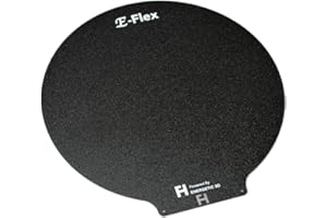 HzdaDeve Upgrade 309mm Rotondo Double Face Textured PEI Pro Letto Piastra per Flsun V400 3D Stampante Flex Foglio Adesivo Rimovibile Costruzione Superficie Platform Matte