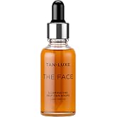 Tan Luxe The Face Self Tanning Drops - Medium (1 fl oz) - Add Tanning Drops to Skin Care for a Custom Face Tan - Cruelty-Free