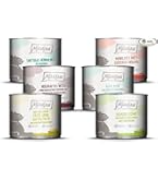 MjAMjAM - Premium natvoer voor katten - Puur genieten van vlees - heerlijke pure buffel, 6 pak (6 x 400g), graanvrij met extra vlees