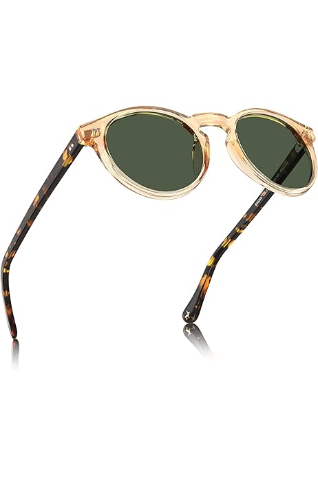 Amazon Gafas Redondas Retro Lentes Vintage Redondos Gafas De Sol