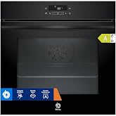 Balay &ndash; Steam Oven, Pyrolysis, Air Fryer, Black, 3HD5829N3 | Cook juicier dishes with the input of steam and forget about cle