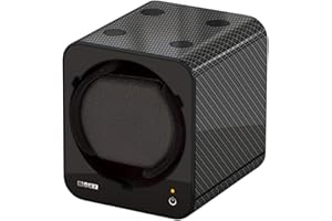 BECO TECHNIC STARTERSET: Boxy Uhrenbeweger Fancy Brick Carbon - von Beco-Technic- (mit Stromadapter) …