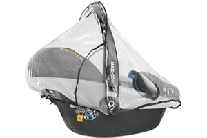 Maxi-Cosi Baby Car Seat Raincover, Transparent and Ventilated, 0-12 Months