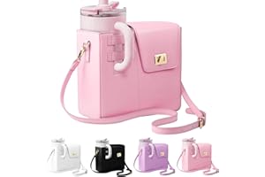 LUOJINYI Stanley Cup, torba do noszenia na kubek Stanley Cup 40oz, torba na większość butelek z wodą z kieszenią i regulowanym paskiem na ramię, kompatybilna z Stanley Cup