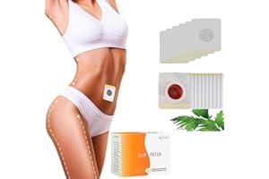 SATHYCHANPY 30 pcs Parche Adelgazante, Slimming Patches, Parches Abdominales Naturales para Reducir Cintura y Abdomen, Parches Eficaces para Perder Peso Rápidamente