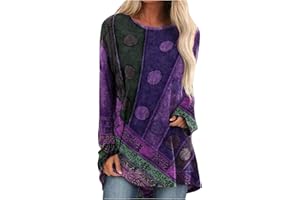 TOFOTL T Shirt Femme Marque Chic Tee Shirt Femme Humour Mode Mi Longue Imprimée Sweat Femme Sport Printemps Pas Cher