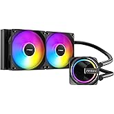Antec Skeleton 240 ARGB 240mm AIO Sıvı İşlemci Soğutucu, 2x120mm PWM ARGB Fan, Bakır Taban, Intel LGA115X/1200/1700/20XX, AMD