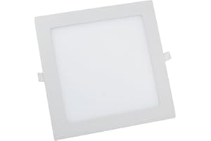 PRODIGITAL PANNELLO FARETTO FARO QUADRATO A LED AD INCASSO A MOLLA LUCE CALDA 18W 22,5 CM