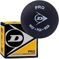 Dunlop PRO Double dot WSF, PSA and WISPA Squash Ball - 1 Ball