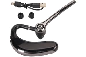 SUNGOOYUE Oreillette Bluetooth, Suppression du Bruit 65 Heures de Temps de Conversation Mains Libres Micro intégré Écouteur sans Fil Bluetooth 5.3 pour la Conduite de Sports d'affaires