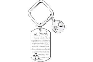 QTZXZX Regalo Papà Portachiavi Regali Da Fare Al Papà Festa Del Papa Idee Regalo Papa Compleanno Regali Papà il mio super papà