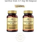 Solgar Gentle Iron 17 mg 90 Kaps&uuml;l, 2 Adet