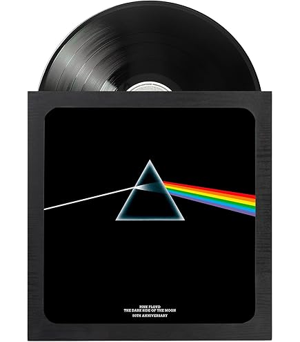 Cornice Per Copertine Di Dischi Vinile 12' - Sostituzione Rapida, Design Nero Minimalista Per Parete - Foto 8