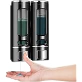 Main shop 2 Adet 400 Ml Duvara Monte Manuel Sabunluk El Sıvı Şampuan Duş Jeli Dispenseri