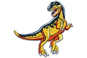 TOPT RASTA Velociraptor Raptor Dinosaure t Rex ecusson Patch patche 9,5x9cm thermocollant