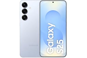 Samsung Galaxy S25 AI Smartphone mit Galaxy AI, Ohne Vertrag, Handy mit Android, 12 GB RAM, 128 GB Speicher, 50-MP-Kamera, Icyblue, 3 Jahre Herstellergarantie [Exklusiv auf Amazon]