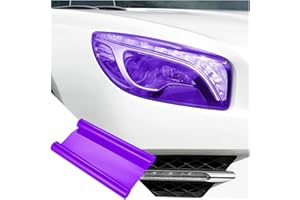 JNNJ Auto Scheinwerfer Tönungsfolie für Nebelscheinwerfer und Rückleuchten - Wasserdicht (Lila)