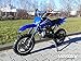 Produktbild Dirt Bike 49cc - Enduro 10 Zoll Bereifung + Sportluftfilter & Sportauspuff + Aluminium Seilzugstarter 120 x 20 x 59 cm (LxBxH) Blau