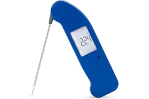 ETI Thermapen ONE Digital Meat Thermometer — Instant 1 Second Readings, IP67 Waterproof Food Thermometer for Meat/Baking/BBQ/Sugar/Oil, Accurate Thermometer with Calibration Certificate