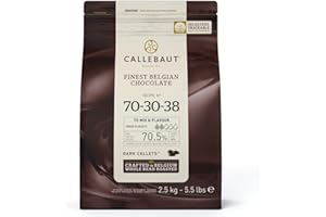 Callebaut 70,5% pépites de Chocolat Noir (callets) 2,5kg