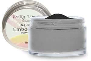 Embossing Powder Jar | 10ml | Regular | Pretty Things London (Black)