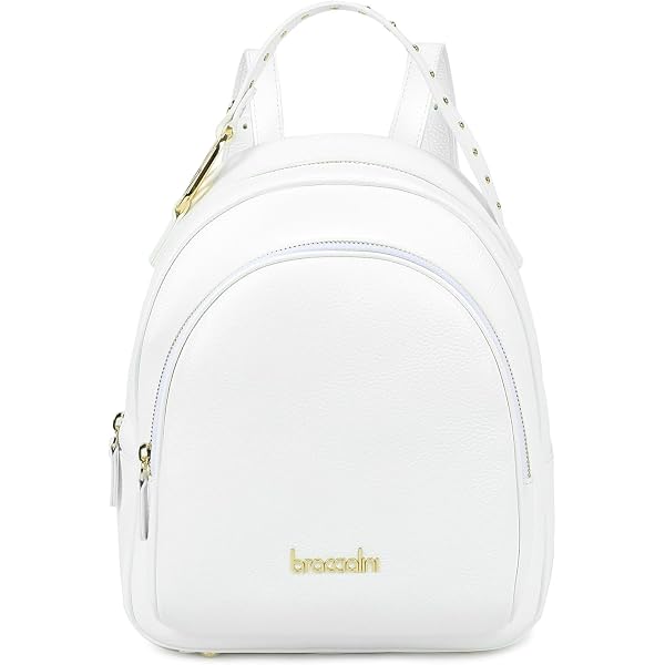 Zaino Beth In Similpelle, Compatto, Con Maxi Charm A Cuore Dorato Removibile, Tasche Con Zip E Spallacci Regolabili - 3