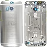 htc one m8 backcover wechseln HTC Akkudeckel / Backcover für das HTC One M8 - silver / silber (Akkufachdeckel, Batterieabdeckung, Rückseite, Back-Cover)