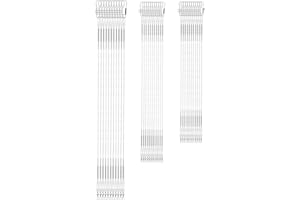 SAVITA 30 Piezas Hilo de Pesca,Aparejos del Líder Anzuelos de Pesca Montados Cable del Líder de Pesca Alambre de Acero Inoxidable de Pesca con Giratorios y Broches 3 Tamaños