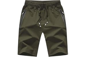 Tansozer Pantalones Cortos Hombre Deporte Running