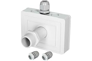 HTS e-com CBE - Presa passacavo KT5 + 3 pezzi PG11, impermeabile, espandibile, IP68, passacavo per roulotte, barche e campeggiatori per impianti solari e satellitari, fino a 3 cavi