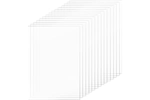 TAFONUP 15pcs Acrílico Transparente 1mm, Acrílicas transparentes 15 x 20 cm, placa de plástico transparente de plexiglás para de Marcos de Fotos, Exhibición de Proyectos, Pintura