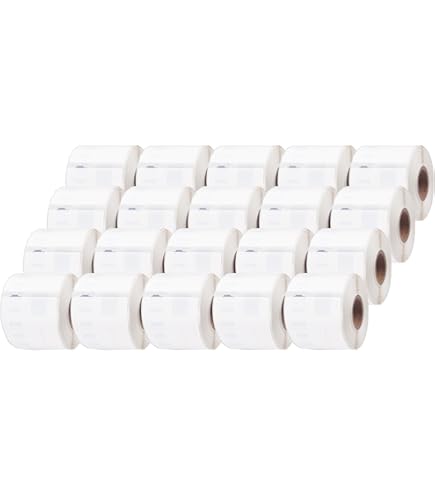 Aftertech 10x 99015 54 X 70 Mm Compatible Adhesive Labels Rolls