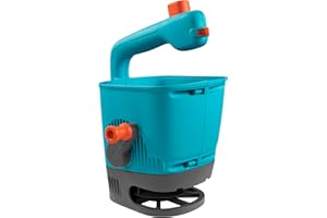 Gardena M siewnik ręczny: do łatwego rozrzucania nawozów, nasion i soli, szerokość rozrzutu 1-4 m, do trawników o powierzchni do ok. 100 m², 4-stopniowa regulacja wyrzucanej ilości (431-20)