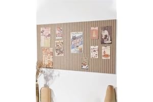 ROKEBLAU Lavagna grande in sughero, 240 x 80 cm, bacheca decorativa in feltro, spessore 0,9 cm, pieghevole con nastro adesivo, lavagna per pareti della scuola – cammello scuro