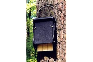 Schwegler Naturschutzprodukt Fledermaus Nistkasten Nisthöhle Fledermaushöhle 1FF mit eingearbeiteter Holzrückwand aus Holzbeton Höhe 43 cm