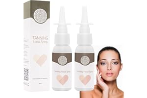 Fengyang 2Pcs Sunless Tanning Mist Bräunendes Nasenspray Nasenräunungs-Nasenspray Selbstbräuner Gesichtsnebel Sonnenloses Spray Tiefer Braun Trockener Spray Für Eine Tiefe Und Natürliche Bräune